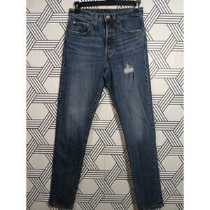 Levi 501 Distressed Button Fly women's Jeans Size 26x30